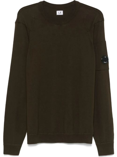 CREW NECK C.P.COMPANY | 18CMKN026A004037A683 - IVY GREEN